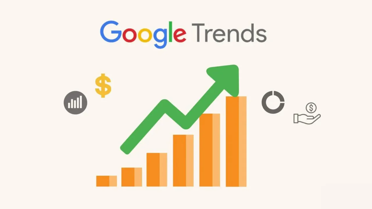 Grafik pertumbuhan trafik website saat memanfaatkan Google Trend